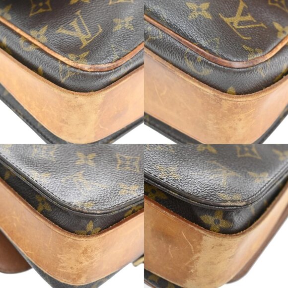 LOUIS VUITTON Cartouchiere MM Shoulder Bag Monogram Leather Brown M51253 - Picture 14 of 16